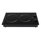 2100W Electric Induction Cooktop Stove Top 2-Burner Touch Control + Child Lock