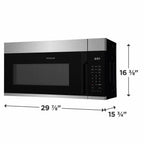 Frigidaire Fmow1852a 30" Wide 1.8 Cu. Ft. 1000 Watt Over The Range Microwave Led Lighting