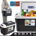 CAMOTUSE NEW Portable Electric Cooler Warmer Truck Car Fridge Refrigerator Camp Mini Freezer