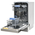 Equator 18"Dishwasher Europe ADA Builtin 10 Place Sani Delay 1/2 Load 51dB