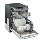 Unique Appliances Classic Retro 24" Built-in Dishwasher with Stainless Steel Tub and LED Lighting