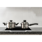 Equator 21" Portable 2-Burner Induction Cooktop LIGHT with ALUMINUM HANDLE 110V