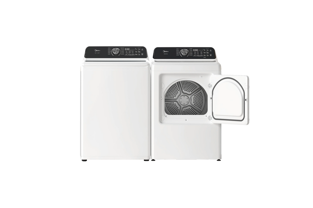 MIDEA Smart 7.0 Cu Ft. Gas Dryer, White