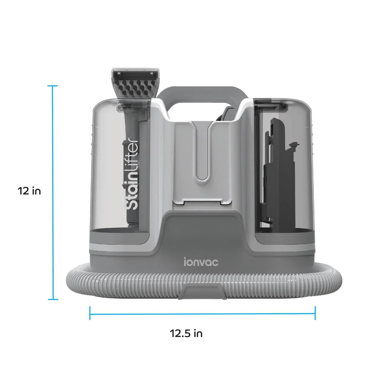 Ionvac Stain Lifter 12kPa Suction Portable Carpet and Upholstery Cleaner Vacuum, Gray