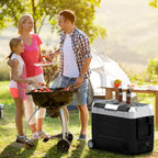 12 Volt Car Refrigerator, 37QT Portable Fridge Freezer(-4�H~68�H), Compressor Cooler 12/24V DC and 110~240 AC for Truck Van RV Camper SUV Travel Camping Road Trips