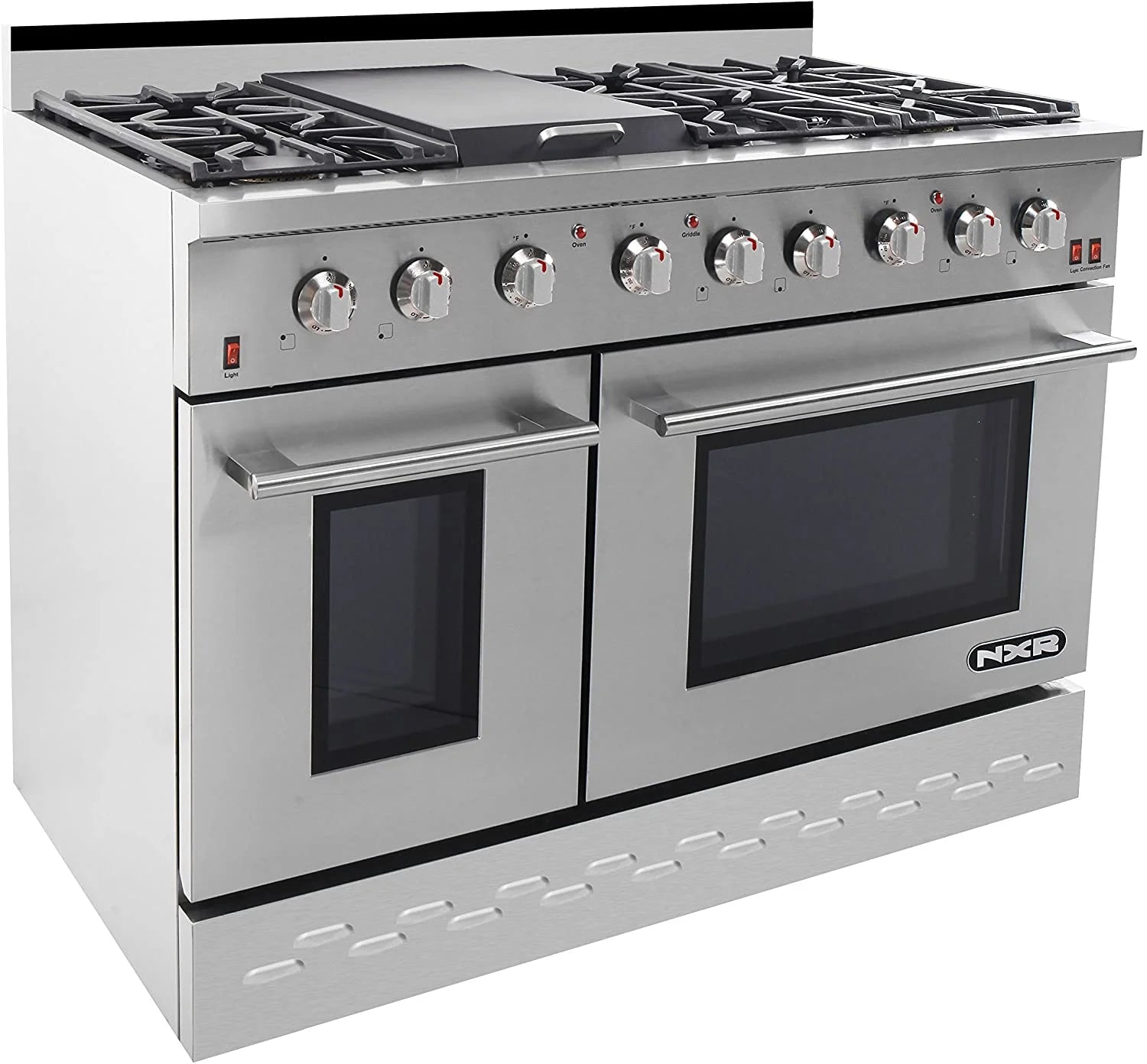 NXR 48'' Stainless Steel Professional Free-standing Gas Range with Griddle, 7.2 cu ft. Convection Oven SC4811
