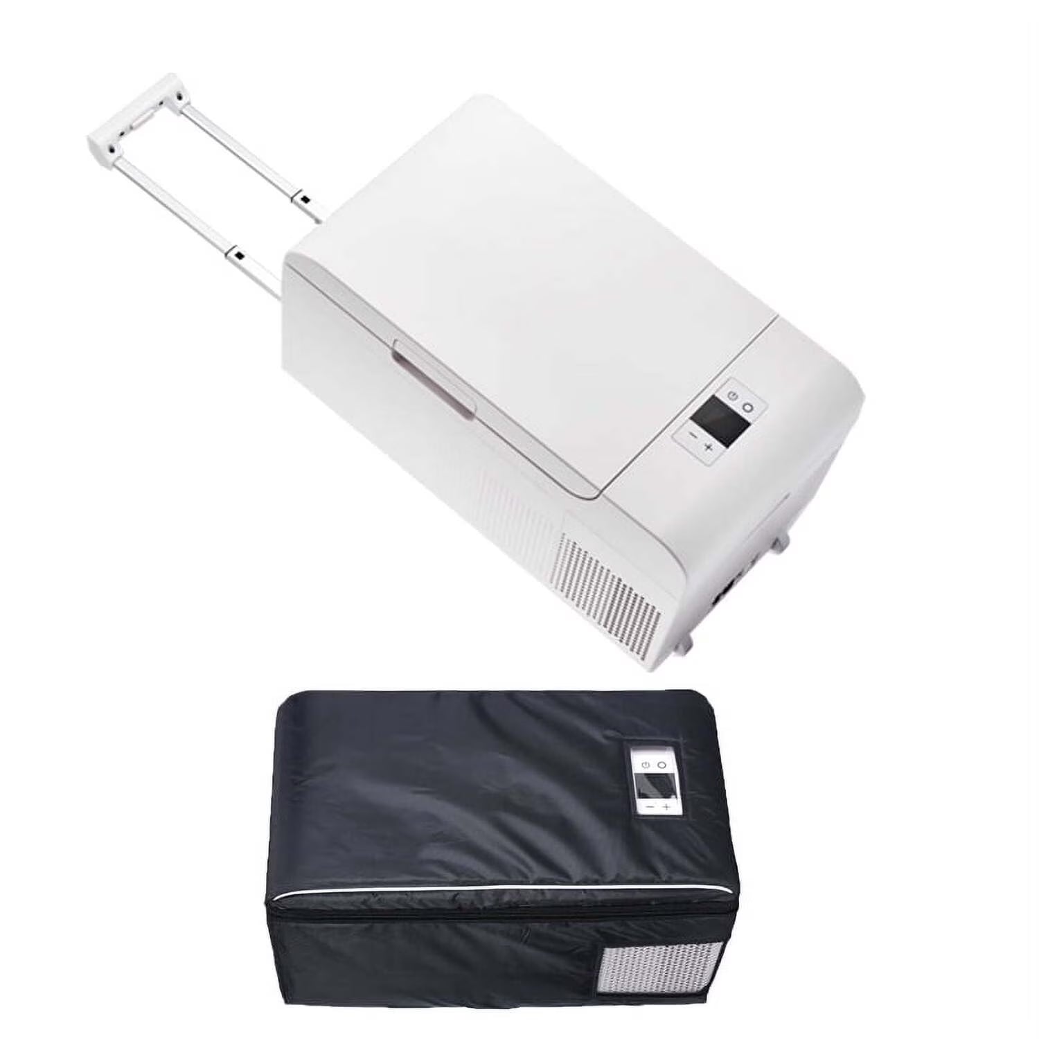 Equator Rolling Fridge-Freezer Portable Casters Retractable Handle 0.7cf 12/110V