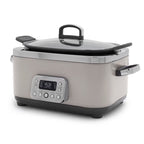 GreenPan 6-Quart, 14-in-1 Slow Cooker, Family Size, Ceramic Nonstick, Dishwasher Safe Parts, Black