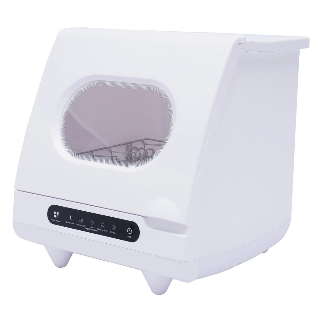 1200W Portable Countertop Mini Dishwasher Dish Washing Machine 5 Washing Program for cleaning dishes, vegetables, fruits