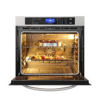 KoolMore 5 Cu. ft. Stainless Steel Electric Premium Convection Oven (Single Unit) with 7 Cooking/Baking Modes in Silver, KM-WO30S-SS.