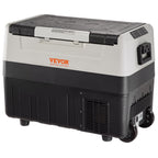 VEVOR Car Refrigerator 48Qt, Dual Zone Car Fridge Freezer12/24V DC & 110-240V AC Electric Compressor Cooler for Truck Vehicle RV