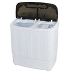Veado Compact Portable Washer & Dryer Set - All - in - One Mini Washing Machine with Spin Dryer, Energy - Efficient, Space - Saving Design, Ideal for Apartments, Dorms, RVs, White Finish