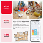 Roborock Q8 Max+ Robot Vacuum and Mop with Self-Emptying, Obstacle Avoidance, LiDAR Navigation, 5500Pa Suction Power, and App Control