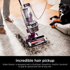 Shark Upright Vacuum, Stratos, Pet Friendly, Bagless, Ultra Powerful Suction, Hard Floor and Carpet, DuoClean PowerFins HairPro, Self-Cleaning Brushroll, Odor Neutralizer Technology, AZ3000, Burgundy