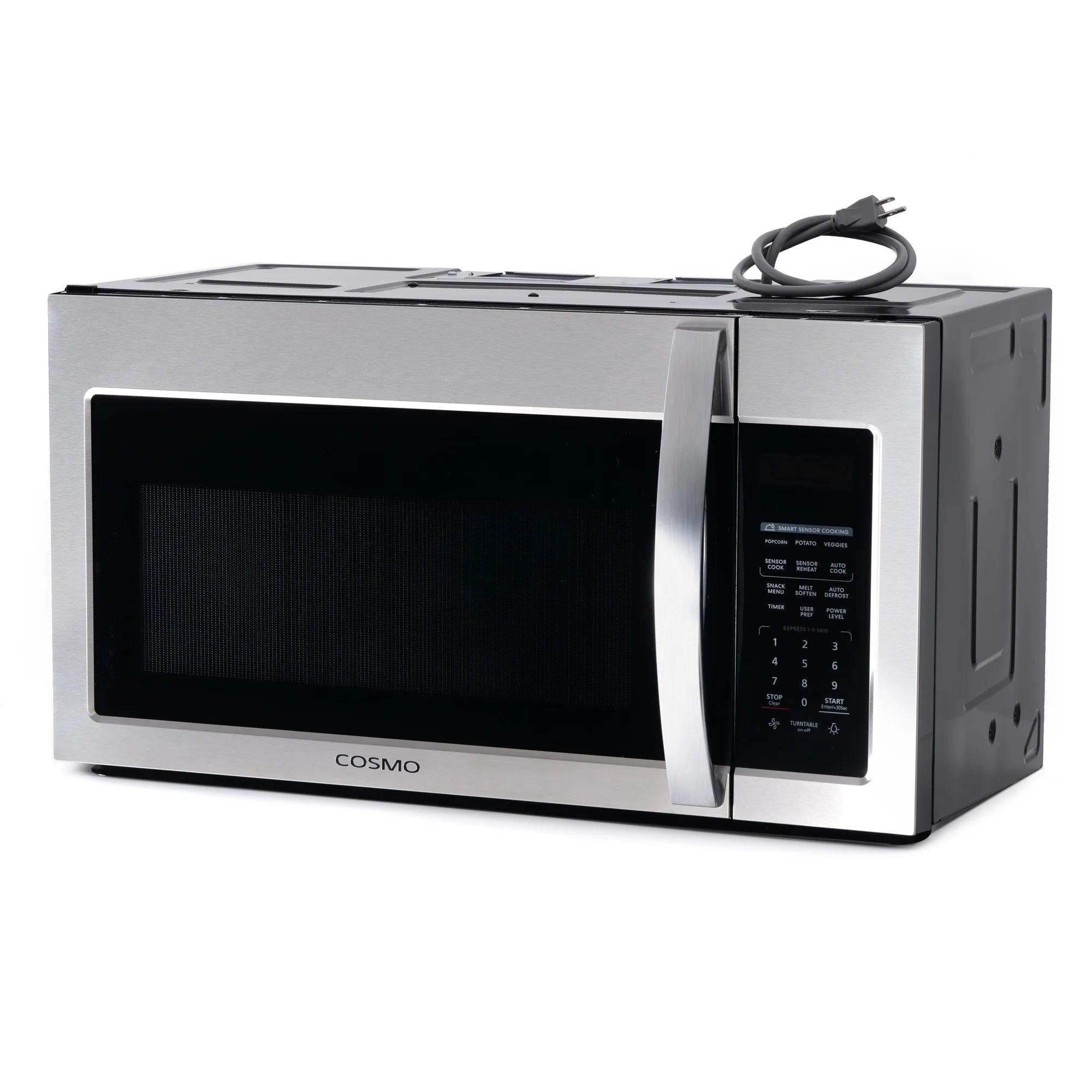 Cosmo 5 Piece Kitchen Appliance Package With 30" Electric Cooktop 30" Single Electric Wall Oven 30" Over-the-range Microwave French Door Refrigerator & 24" Built-in Fully Integrated Dishwasher