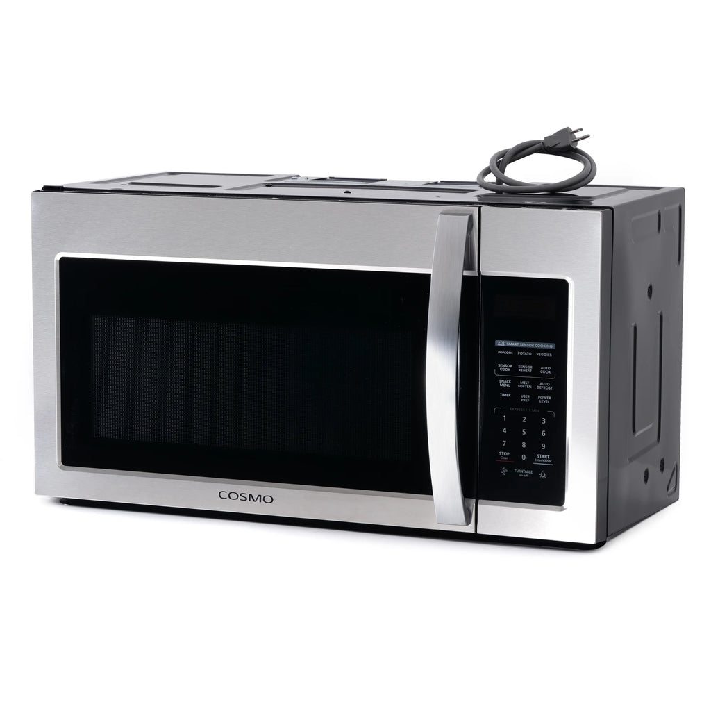 Cosmo 5 Piece Kitchen Appliance Package With 30" Electric Cooktop 24" Single Electric Wall Oven 30" Over-the-range Microwave French Door Refrigerator & 24" Built-in Fully Integrated Dishwasher