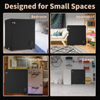 5 Cu ft Freezer, Chest Freezer,Black