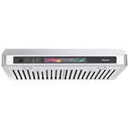 Brano 30 Inch 900 CFM Ducted Under Cabinet Range Hood in Stainless Steel with Voice, Gesture, and Touch Control