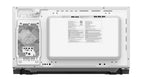 Beautiful 1.1 Cu ft 1000 Watt, Sensor Microwave Oven, White Icing by Drew Barrymore, New