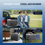 Simzlife 12 Volt Refrigerator, 11 Quart (10L) Car Fridge with APP Control, Car Refrigerator -4�H~68�H, Portable Freezer for RV, Camping, Travel