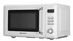Emerson 0.7 Cu Ft, 700W White Retro Countertop Microwave Oven, MWR7020W