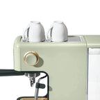 Beautiful Slim Espresso Machine with 20-Bar Pressure, Black Sesame by Drew Barrymore