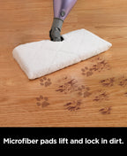 Shark S3501 Steam Pocket Mop, With 2 Washable Pads, Easy Maneuvering, Quick Drying, Soft-Grip Handle and Powerful Steam