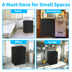 3.5 Cubic Chest Freezer, Compact Deep Freezer with Top Open Door and Removable Storage Basket, 7 Gears Temperature Control, Energy Saving, for Office Dorm or Apartment