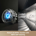 MOVA V50 Ultra Complete Robot Vacuum��Mop,Self Cleaning, 24bar Suction, Auto-Lift,Obstacle Overcoming