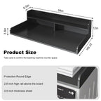 S-HOME Large Space 2-Tier Washer and Dryer Countertop with 2.75 Inch H Guard, 54 Inch W x 27.5 Inch D Topper for Laundry Room