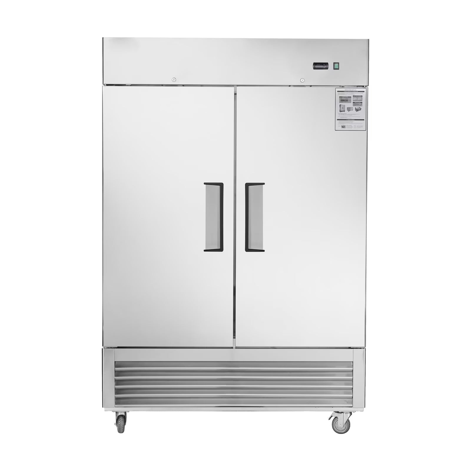Camellia River 54" Upright Freezer, 42.2 Cu.ft. Solid Door, Commercial, Stainless Steel