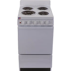 Premier&nbsp;2.4 Cu. Ft. White Freestanding Electric Coil Range