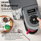 Keurig K-Supreme SMART Coffee Maker, MultiStream Technology, Brews 6-12oz Cup Sizes, White