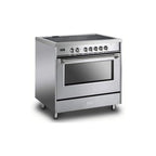 Roromall 36" Electric Range with 5 Heating Elements Convection Oven 4.3 Cu. Ft. Capacity, 7 Functions Professional Electric Range Oven with Smooth Glass Top, Stainless Steel