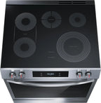Frigidaire Gallery GCFE3060BF 30" Front Control Electric Range with Total Convection, Stainless Steel