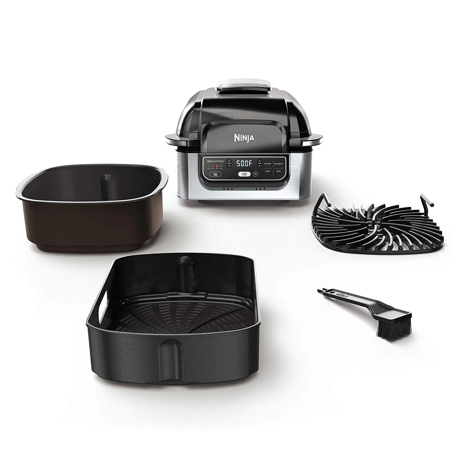 Ninja AG301 Foodi 5-in-1 Indoor Grill with 4-Quart Air Fryer