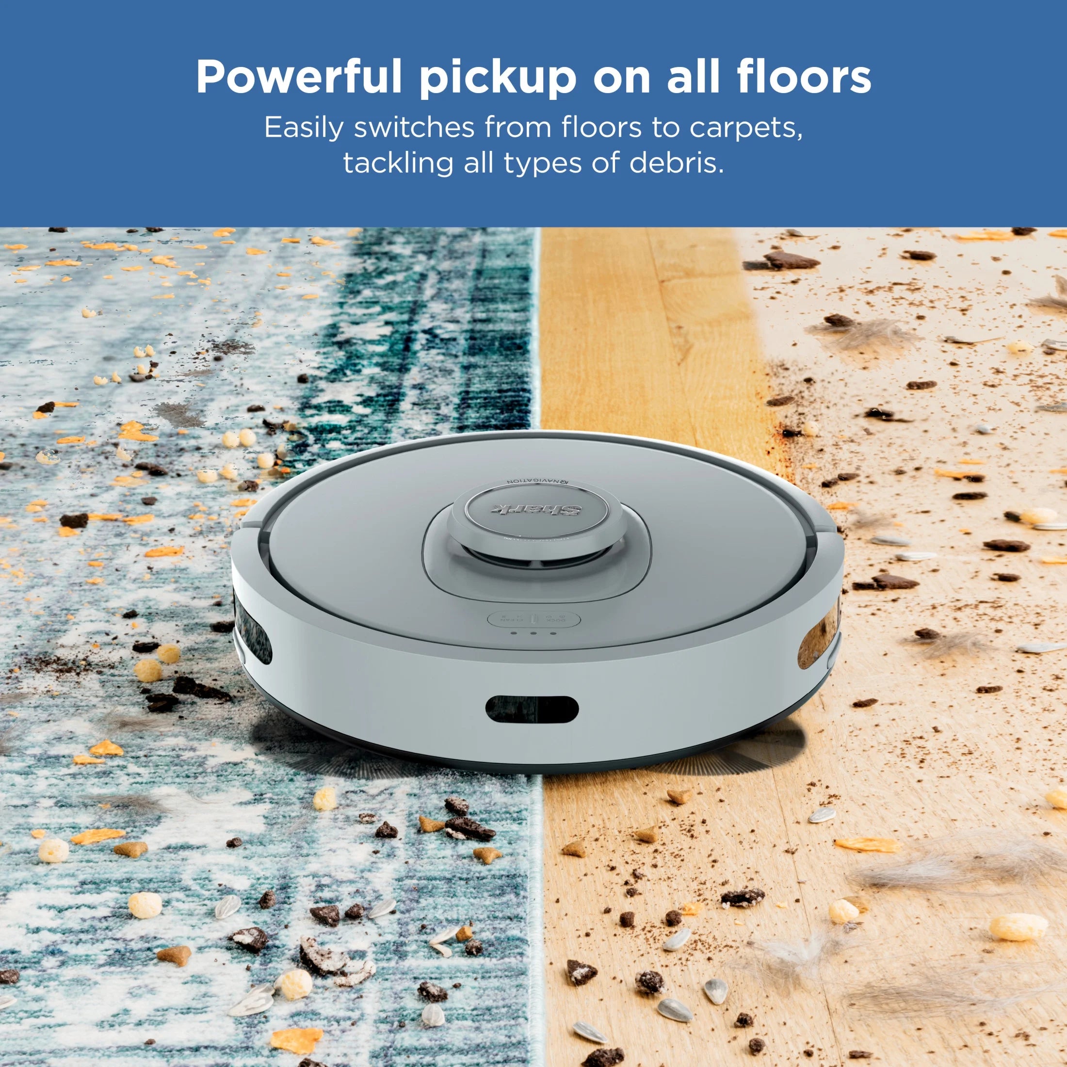 Shark IQ Robot Vacuum, Multi-Surface Carpets & Hard Floor Cleaning, Precision Home Mapping