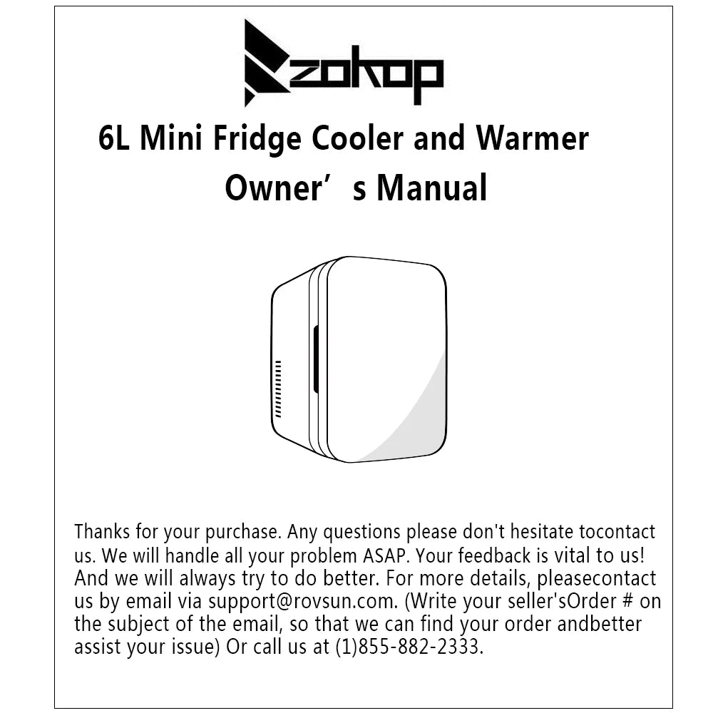 Clearance! Mini Fridge for Office, Portable Compact Personal Fridge, Cools & Heats, 6 Liter Capacity, Chills 8 12oz cans, 100% Freon-Free, Includes Plugs for Home Outlet & 12V Car Charger, S11397