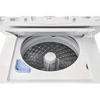 Frigidaire FLCG7522AW 27" Gas Laundry Center with 3.9 cu. ft. Washer Capacity, 5.6 cu. ft. Dry Capacity, 10 Wash Cycles, 10 Dry Cycles, in White