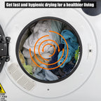 Zimtown 13.2lb Portable Compact High Efficiency Electric Dryer with Smart Controls