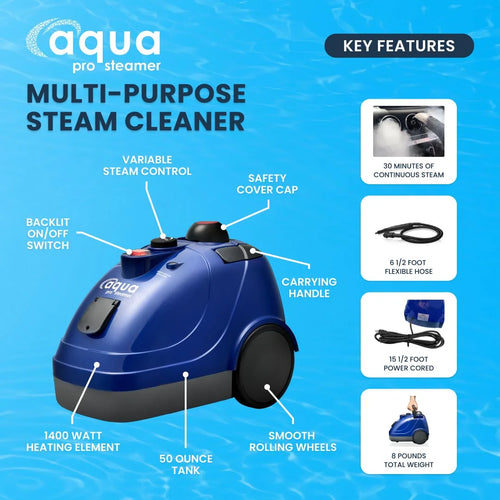 AquaVac Handheld Steam Cleaner