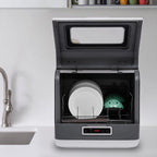 Large Capacity Portable Countertop Dishwasher 3 Washing Programs 1200W 110V