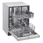 LG ADFD5448AT 24 inch 48dBA Stainless Front Control Dishwasher with QuadWash