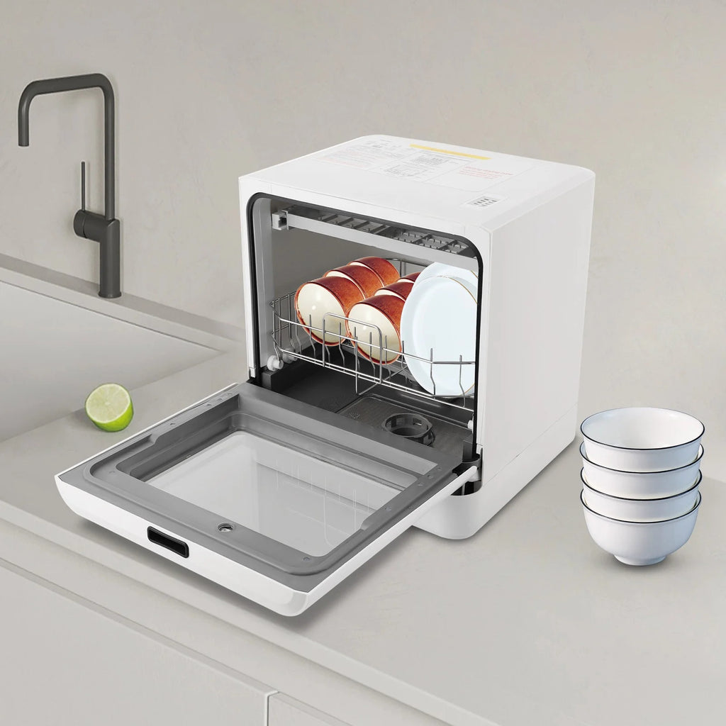 Portable Mini Dishwasher, Countertop Dishwasher, Household Mini Dishwasher for Homes, Kitchens, Small House