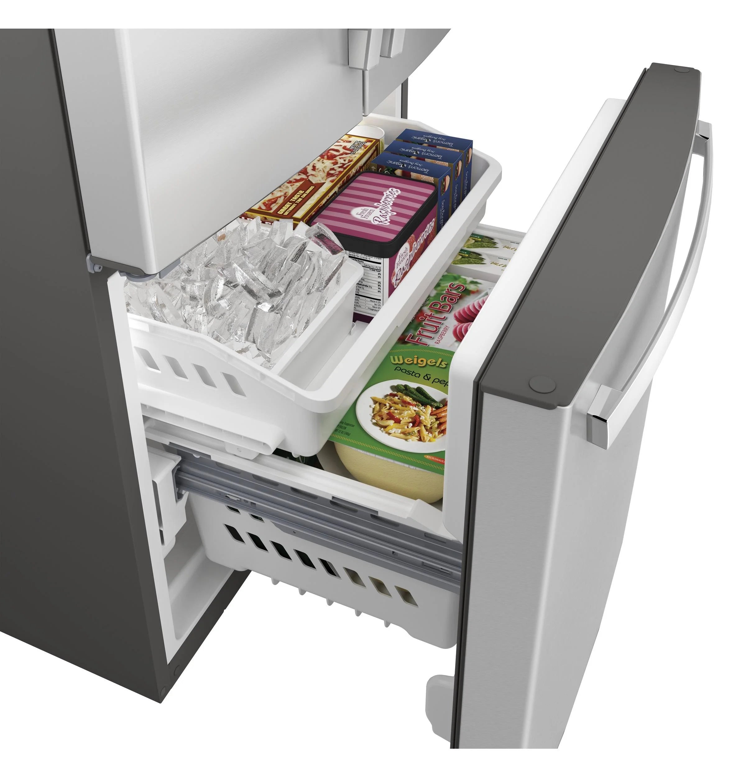 GE Appliances Freestanding Refrigerator, Silver