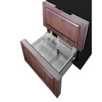 24" Wide 2-Drawer All-Freezer, ADA Compliant, black