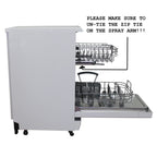 Sunpentown 18" Portable Dishwasher, Energy Star, Stainless Steel SD-9263SS