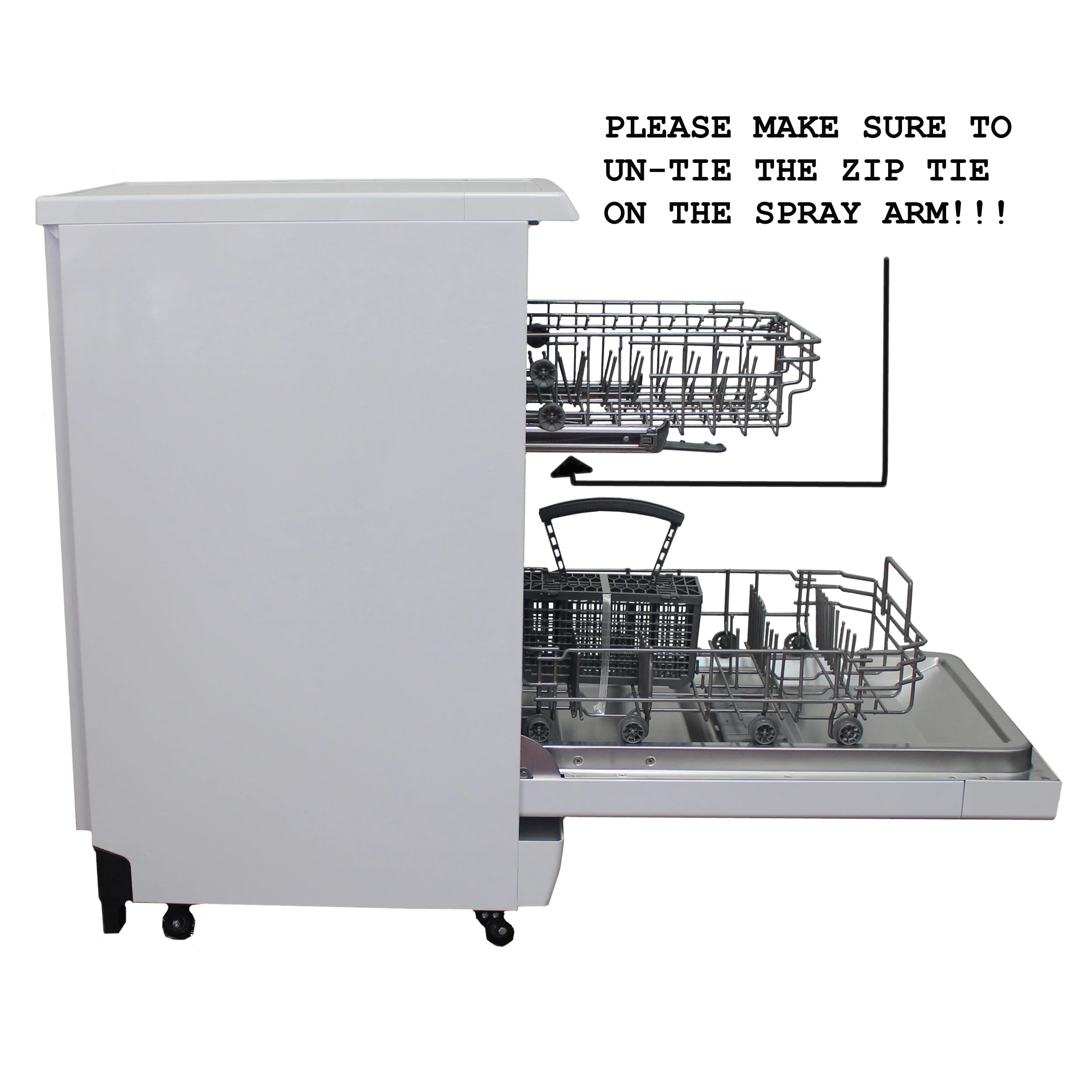 Sunpentown 18" Portable Dishwasher, Energy Star, Stainless Steel SD-9263SS