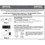 GE GCST11N1WSS 1.1 cu. ft. Countertop Microwave Oven 950 Watts Stainless Steel Bundle with 2 YR CPS Enhanced Protection Pack