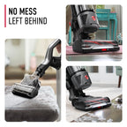 Hoover Upright Vacuum, WindTunnel Tangle Guard, Bagless, with Swivel Steering, Hard Floor and Carpet, Crevice Tool, Dusting Brush, Turbo Tool, LED headlights, UH77110, Black
